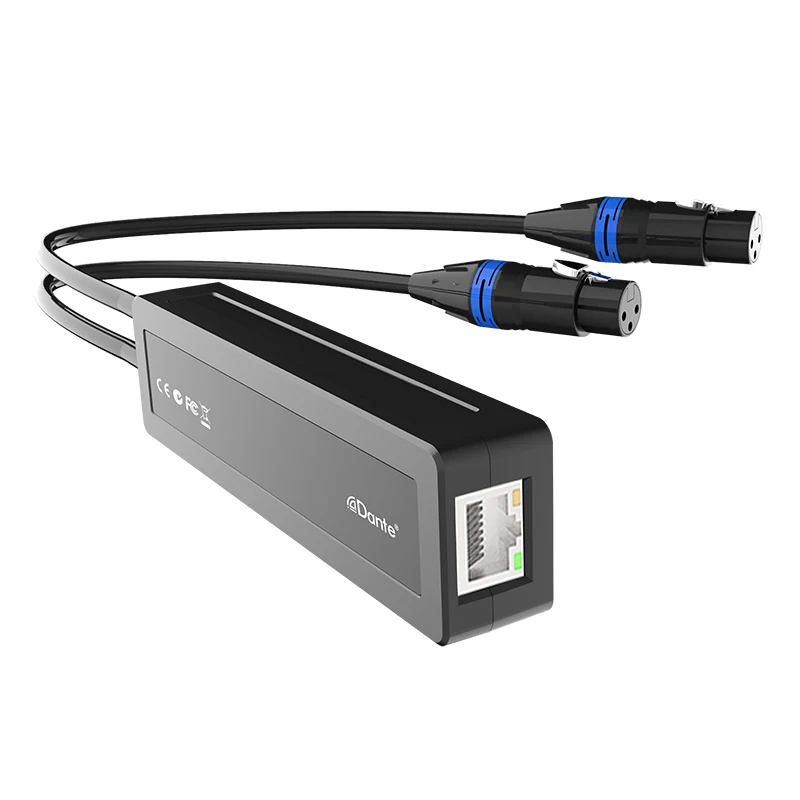 2CH Analog Input Dante Adapter